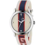 Stripe Textile-strap Watch - Red - Gucci Watches