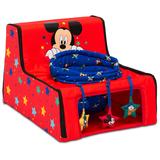 Disney Mickey Mouse Sit N Play Portable Activity Seat for Babies | Floor Seat for Infants - Delta Children ST1911-5001