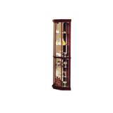 Red Barrel Studio® Corner Curio Cabinet Wood/Glass in Brown, Size 71.0 H x 16.0 W x 16.0 D in | Wayfair FCD10411EE2A4D5E87F8F8123330965F