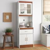 Andover Mills™ Forbell Dining Hutch Wood in White, Size 70.87 H x 23.62 W x 15.75 D in | Wayfair 3126229194C54A088100C0293E0C4D86