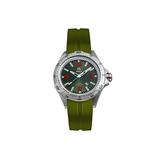 Shield Vessel Strap Watch w/Date Green - Men's SLDSH112-4