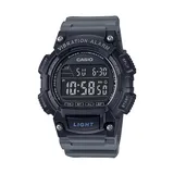 Casio Men's Grey Round Digital Watch - W736H-8BV, Size: XL