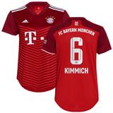 Women's adidas Joshua Kimmich Red Bayern Munich 2021/22 Home Replica Player Jersey