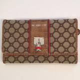 Nine West Bags | Nine West Trifold Brown Patterned Wallet Clutch | Color: Brown | Size: Medium