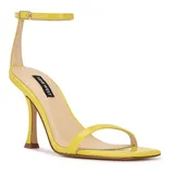 Nine West Yess Women's Ankle Strap Dress Sandals, Size: 5.5, Yellow