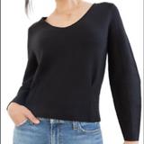 Anthropologie Tops | Anthropologie Maeve Lupita V-Neck Sweater - S | Color: Black | Size: S