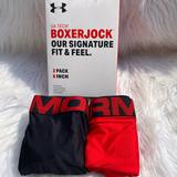 Under Armour Underwear & Socks | Mens Xl Under Armour Boxerjocks | Color: Black/Red | Size: Various