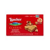 Loacker Cookies - Classic Hazelnut Wafer Cookies - Pack of 12