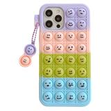Shou Cellular Phone Cases Purple - Purple & Blue Emoji Silicone Smartphone Case