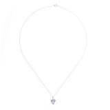 Lovely Acorn in Pink,'Sterling Silver and Rose Quartz Pendant Necklace'