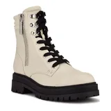 Nine West Pals Women's Combat Boots, Size: 5.5, White