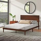 George Oliver Buhr Platform Bed Metal in Brown/Green, Size 43.5 H x 75.5 W x 80.3 D in | Wayfair C81AFCF629934E0D98F9DAC5B7327B0E