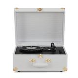 Crosley Electronics Anthology Turntable in White, Size 7.5 H x 15.5 W x 12.75 D in | Wayfair CR6253B-WC