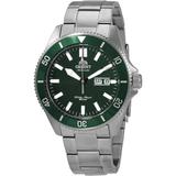 Defender Ii Automatic Green Dial Watch -ak0402e10b - Green - Orient Watches