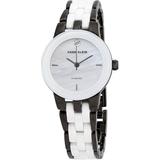 Quartz White Mother Of Pearl Dial Watch - White - Anne Klein Watches