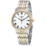 Carson White Dial Two-tone Watch T0854102201300 - Metallic - Tissot Watches