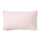 Martha Stewart Mariana Cotton Diamond Quilted Cotton Throw Pillow Polyester/Polyfill/Cotton in Pink, Size 14.0 H x 24.0 W x 2.0 D in | Wayfair