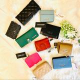 Jessica Simpson Bags | Jessica Simpson Black Faux Leather Clutch Wallet | Color: Black/Silver | Size: Os