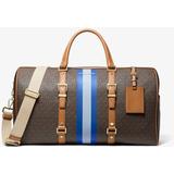 Bedford Travel Extra-large Logo Stripe Weekender Bag - Blue - Michael Kors Shoulder Bags