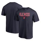 Men's Fanatics Branded Navy Ole Miss Rebels True Soccer T-Shirt