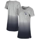 Women's Colosseum Heathered Gray/Navy West Virginia Mountaineers Girl World Ombre Dress