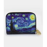 Fig Design Group Wallets multi - Van Gogh The Starry Night RFID-Secure Armored Zip Wallet