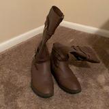 American Eagle Outfitters Shoes | American Eagle Boots. Womans Size 5. | Color: Brown/Gold | Size: 5