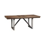 Red Barrel Studio® Steadman Extendable Dining Table Wood in Brown, Size 29.5 H in | Wayfair 945AA5B3D989410295DDF4E1BF5AAE16
