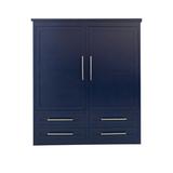 Wade Logan® Mandell Armoire Wood in Brown, Size 72.0 H x 60.0 W x 21.0 D in | Wayfair F04323AD2DF0453DAC279B3F29D163F8