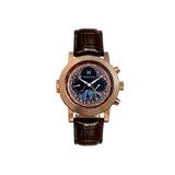 Heritor Automatic Legacy Leather-Band Watch w/Day/Date Rose Gold/Brown - Men's HERHR9704