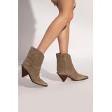 'limza' Heeled Cowboy Boots - Natural - Isabel Marant Boots