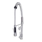 Randolph Morris Kally Collection Kitchen Faucet with Pull Down Spring Spout and Pot Filler RMWZ8302-BN