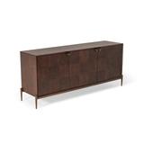Mercury Row® Gerrity 71" Wide Solid Wood Buffet Table Wood in Brown, Size 30.0 H x 71.0 W x 18.0 D in | Wayfair A65A85F43FDD4A70B45685ADEF78F489