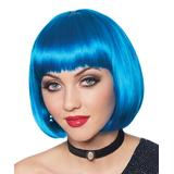 Costume Culture Women's Costume Wigs Blue - Blue Hair Bob Wig