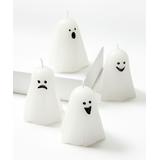 Transpac Collectibles and Figurines - White Ghost Candle - Set of Four