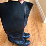 Zara Shoes | 2for $40 Zara 100% Leather Knee High Boots | Color: Black/Brown | Size: 10