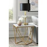 Picket House Furnishings Conner End Table with Gold Metal - Picket House Furnishings CRK120ET
