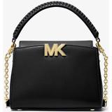 Karlie Small Leather Crossbody Bag - Black - Michael Kors Shoulder Bags