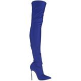 Knee Boots - Blue - Casadei Boots