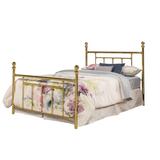 Hillsdale Furniture Chelsea Full-Size Bed with Rails, Classic Brass