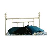 Hillsdale Furniture Chelsea Classic Brass Full-Size Headboard with Rails