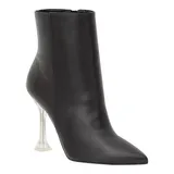 Nine West Tonight Women's Leather High Heel Dress Boots, Size: 10, Black