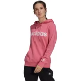 Women's adidas Essentials Logo Hoodie, Size: XS, Brt Pink