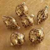 Abstract Animal Print Ornaments, Set of Six - Frontgate