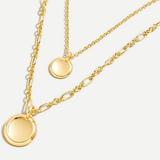 J. Crew Jewelry | J. Crew Layered Coin Necklace | Color: Gold | Size: Os
