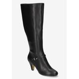 Wide Width Women's Sasha Plus Wide Calf Boot by Bella Vita in Black (Size 7 1/2 W)