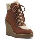 Maelyn Wedge Bootie - Brown - Jessica Simpson Boots