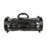 MOVTOTOP Wireless Speakers Subwoofer Portable Super Bass Stereo Sound Barrel Speaker Music Player in Black/Brown/Green | Wayfair 4201251-Z0007