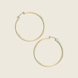 J. Crew Jewelry | J. Crew Antique Gold Hoop Earrings | Color: Gold | Size: Os