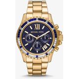 Oversized Everest Pavé Gold-tone Watch - Metallic - Michael Kors Watches